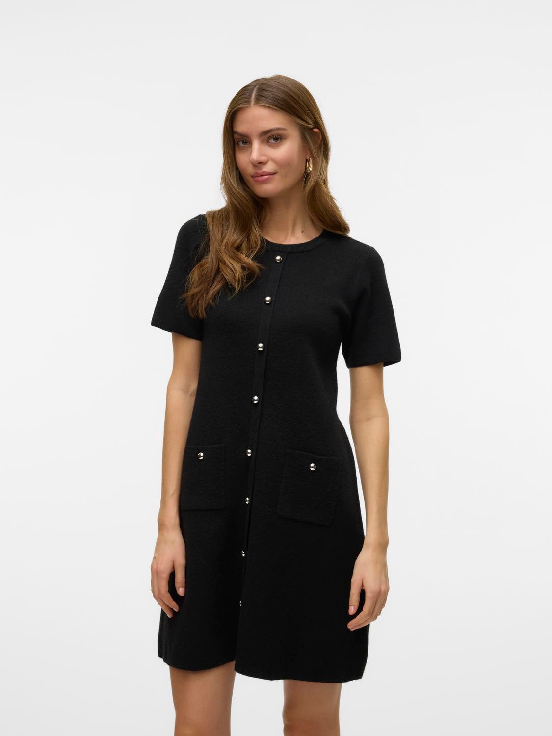 VMJOHANNA Midi Dress - Black - VERO MODA & VILA Bergvik